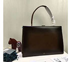 2018 CELINE MEDIUM CLASP BAG IN BOX CALFSKIN WITH PATINA