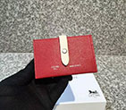 2018 CELINE STRAP ACCORDEON CARD HOLDER IN GRAINED CALFSKIN AND SHINY CALFSKIN