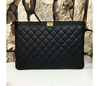 2018 Chanel Banquet Clutch Original Caviar Leather A80560 Black A80560