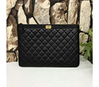 2018 Chanel Banquet Clutch Original Sheepskin Leather A80560 Black A80560