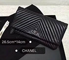 2018 Chanel Clutch Original Grained Calfskin Leather A67011 Black A67011