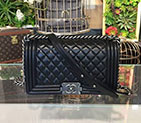 2018 Chanel LeBoy Flap Shoulder Bag A67086