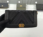 2018 Chanel Matelasse Original Leather Zip Around Wallet A80388