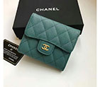 2018 Chanel Matelasse Tri-Fold Wallet A50086