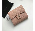 2018 Chanel Matelasse Tri-Fold Wallet A50086