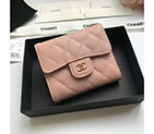 2018 Chanel Matelasse Tri-Fold Wallet A50086
