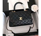 2018 Chanel Medium Flap Bag with Top Handle A92992