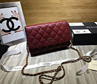 2018 Chanel WOC Mini Flap Bag A33814