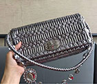 2018 LEATHER MIU MIU ICONIC CRYSTAL BAG