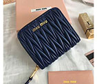 2018 Miu Miu MADRAS GOAT LEATHER WALLET