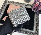 2018 Miu Miu MADRAS GOAT LEATHER WALLET