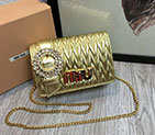2018 Miu Miu MATELASSE LEATHER BAG 5BF068
