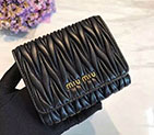 2018 Miu Miu MATELASSE LEATHER WALLET 5MH016