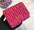 2018 Miu Miu MATELASSE LEATHER WALLET 5MH016
