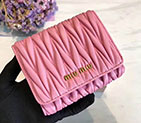 2018 Miu Miu MATELASSE LEATHER WALLET 5MH016