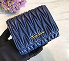 2018 Miu Miu MATELASSE LEATHER WALLET 5MH016