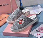 2018 Miu Miu women Slippers BMS0338