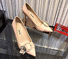 2018 Miu Miu women shoes in Patent leather Heel 8cm