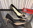2018 Miu Miu women shoes in silk Heel 8cm