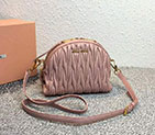 2018 MiuMiu LEATHER SHOULDER BAG 5BH092