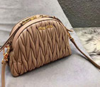 2018 MiuMiu LEATHER SHOULDER BAG 5BH092