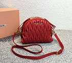 2018 MiuMiu LEATHER SHOULDER BAG 5BH092