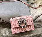 2018 MiuMiu Lady MATELASSE LEATHER BAG 5BH077