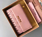 2018 MiuMiu MATELASSE LEATHER WALLET 5ML225