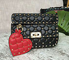 2018 VALENTINO GARAVANI ROCKSTUD SPIKE SMALL BAG 0123