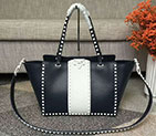 2018 Valentino ROCKSTUD NOIR MEDIUM TOTE 0973