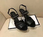 2018 chanle women Sandal in Calfskin Heel 9cm CHW1709