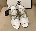 2018 chanle women Sandal in Calfskin Heel 9cm CHW1712