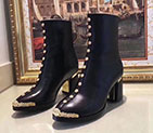 2018 chanle women boots in Calfskin Heel Height 7.5cm CHW2077