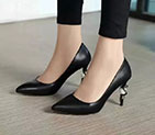 2018 chanle women shoes in Calfskin leather Heel 7cm CHW1639