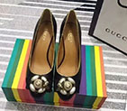 2018 gucci women shoes in Calfskin