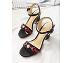 2018 gucci women shoes in Lambskin Heel 8cm