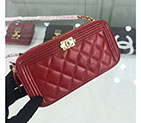 2019 Chanel LE Boy Double zipper Small bag Original Leather A84069