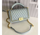 2019 Chanel LeBoy Tote Shoulder Bag