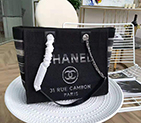 2019 Chanel Medium Tote Shopping Bag A68045