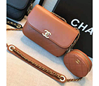 2019 Chanel flap bag and coin purse AS1094