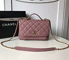 2019 Chanel flap bag with top handle A93607
