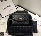 2019 Chanel flap bag with top handle AS1175