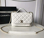 2019 Chanel flap bag with top handle A93607