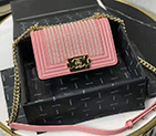 2019 Le Boy Chanel Flap Shoulder Bag A67085