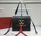 2019 VALENTINO MEDIUM VRING SMOOTH CALFSKIN SHOULDER BAG