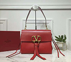 2019 VALENTINO MEDIUM VRING SMOOTH CALFSKIN SHOULDER BAG