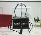 2019 VALENTINO SMALL VRING SMOOTH CALFSKIN SHOULDER BAG