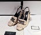 2019 gucci women shoes in Calfskin Heel 8cm