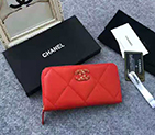 2020 Chanel 19 long zipped wallet AP0946