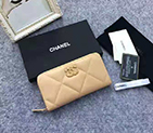 2020 Chanel 19 long zipped wallet AP0946